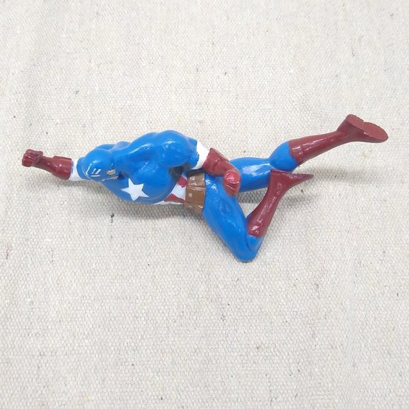 Marvel Characters Captain America Hulk Iron Man & Iron Man on Wheels (McD's) - Picture 5 of 13